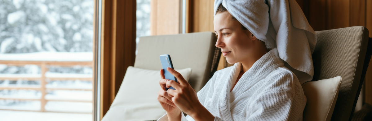 Can I take my phone into my sauna?