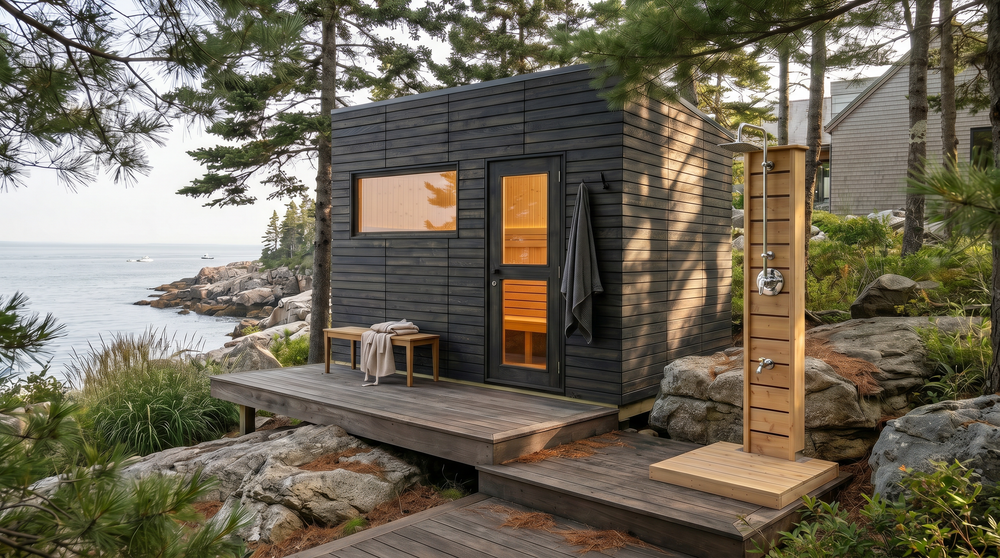Alpina Large Panorama Outdoor Sauna