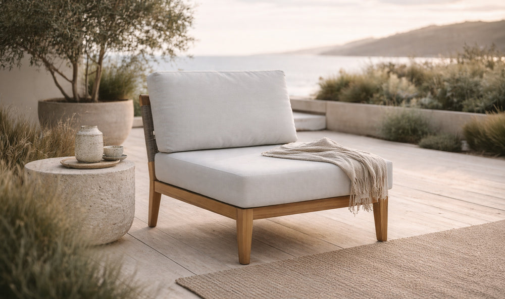 Celine Outdoor Armless Chair