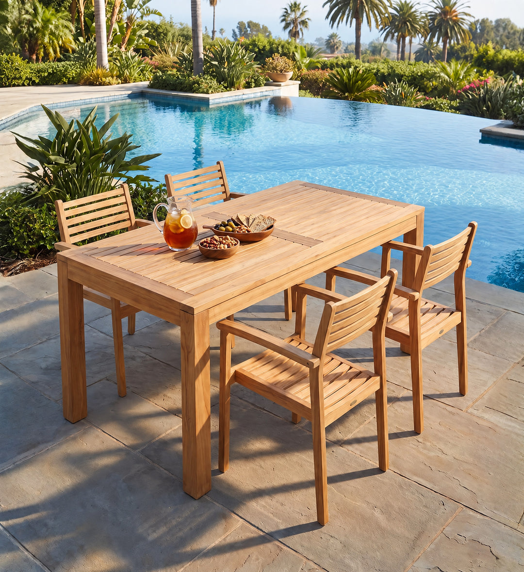 Crosby 5pc Dining Package — Crosby (Alyn) w_Calloway (Verdant)_Lifestyle_2