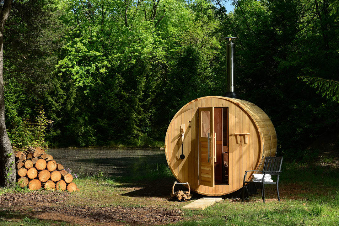 Lewisburg Rustic Cedar Outdoor Sauna
