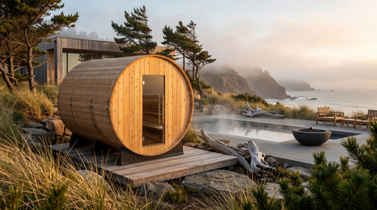 Lewisburg Rustic Cedar Outdoor Sauna