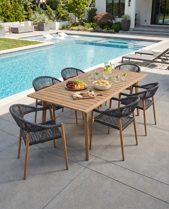 Lola 7 Piece Outdoor Dining Collection
