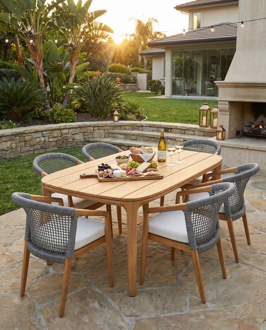 Riley 7 Piece Outdoor Dining Collection