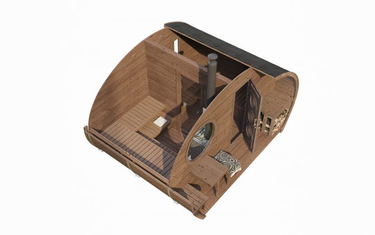 SaunaLife Model G11 — SaunaLife-G11-Outdoor-Sauna-4