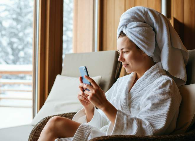 Can I take my phone into my sauna?