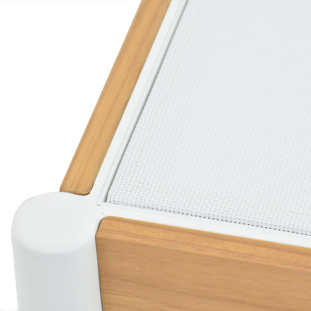 Stella Outdoor Corner Chair seat close up