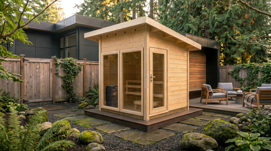 View Outdoor Sauna