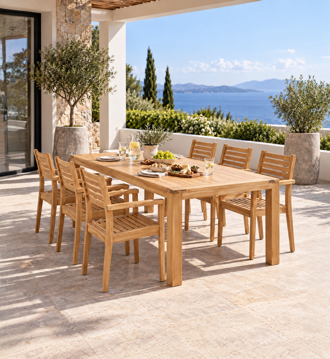 Winslow 7pc Dining Package — Winslow (Bosworth) w_Calloway (Verdant)_Lifestyle